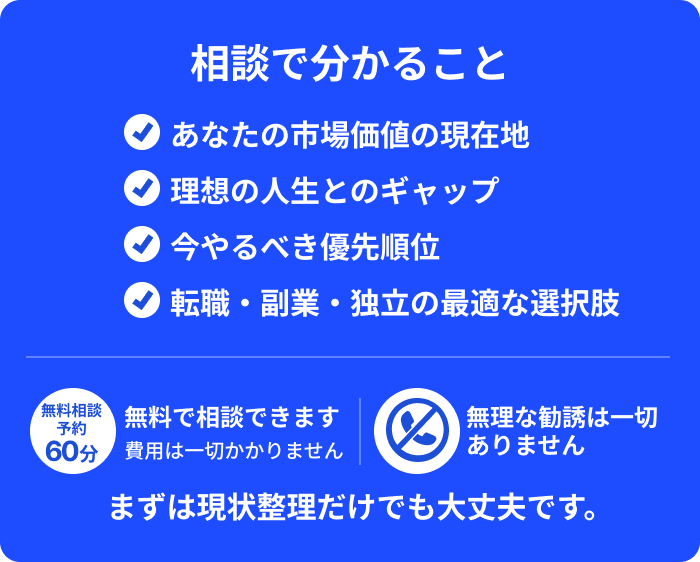 相談で分かること